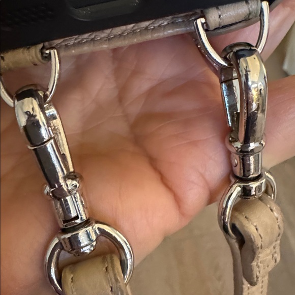 Tan Leather Cross Body I Phone 15pro Case with Strap AND a Clear phone case. - Picture 9 of 9